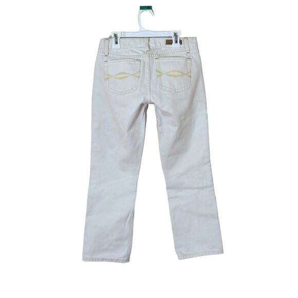 Abercrombie and Fitch white short jean capris size 2- teen girls - Picture 2 of 7